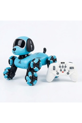 Akıllı Robot Köpek 2.4g Uzaktan Kumandalı 360 Dans Eden, Sesli Ve Işıklı Eğitici Oyuncak Köpek -
