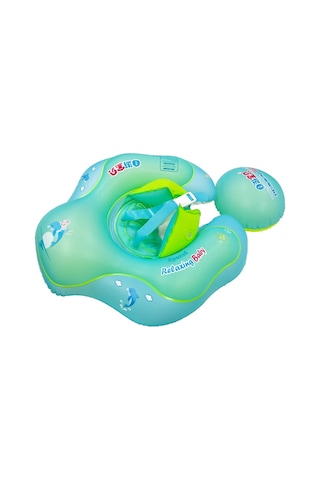 Qingmipy Bebek Yüzme Simidi - 6-30 Aylık Bebekler İçin Güvenli Ve Konforlu Havuz Şamandırası Yeşil