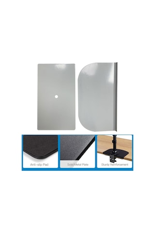 Homyl Cam Masa Kırılgan Üstleri Için Pratik Monitör Beyaz