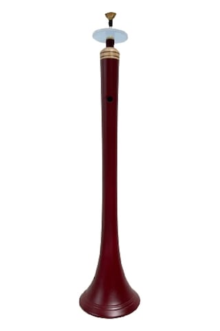 La Zurna Profesyonel Erik Ağacı Bordo Boyama Kamış Emzik Dahil