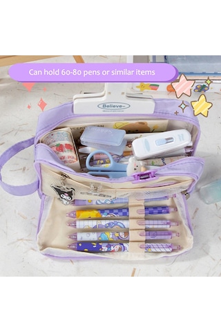 Ww 5 Katlı Büyük Kapasiteli Kalem Kutusu-Mavi