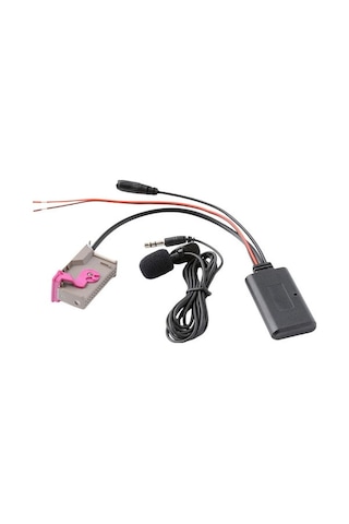 Neevoyu Audi A3 A4 A6 A8 Tt R8 Rns-e Anahtarı İçin 32 Pinli Bluetooth Ses Kablosu + Mikrofonlu Araç Kiti
