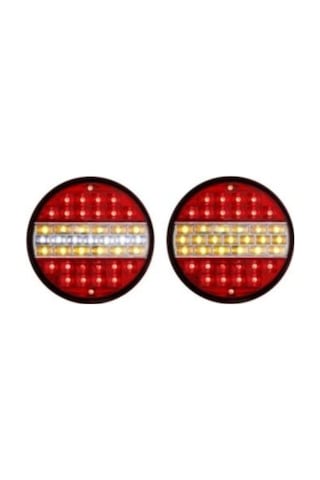 Ahmet Otomotiv Hamburger Tip Ledli Stop Lamba 12 Volt 4 Modlu 6 Adet