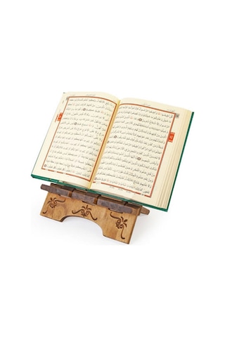 Ahşap Masaüstü Delikli Hafız Rahle Ahşap Tabletlik