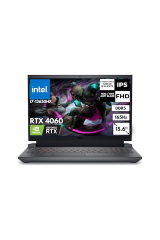 Dell G15 5530 G155530014UAT33 i7-13650HX 16 GB 1 TB SSD 8 GB RTX4060 15.6" W11H Dizüstü Bilgisayar