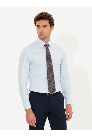 Cacharel Erkek Açık Mavi Gömlek Basic 50268506-vr003 Denim