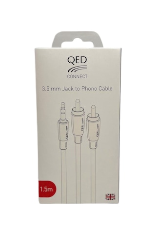 Qed Qe-8114 3.5Mm Jack - Rca / Bir Ucu 3.5Mm Diğer Ucu Rca Kablo
