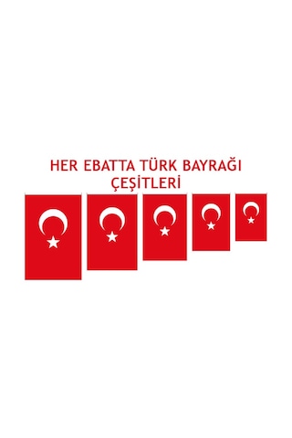 Türk Bayrağı. Tekne Bayrak Direği Bayrak Çeşitleri 20X30Cm