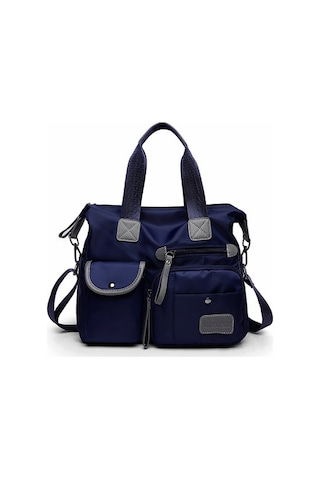 Teltree 2024 Yeni Model Kadın Nylon Çanta - Anne Çantası, Sırt Çantası, Günlük Seyahat İçin El Ve Omuz Taşıma Fonksiyonu, Mavi Mavi