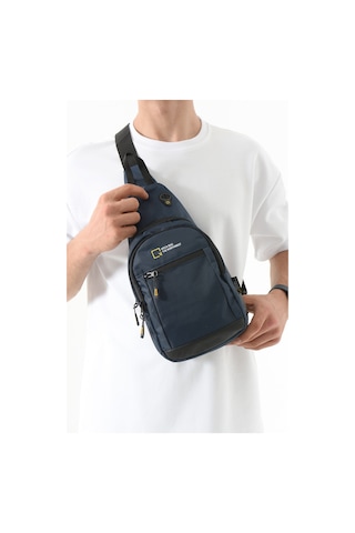 Mega Bag The Northwest M-1008 Unisex Spor Ve Günlük Kullanıma Uygun Lacivert Göğüs Çapraz Çanta Sırt Çanta