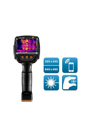 Testo 883 Profesyonel Termal Kamera Sıcaklık Ve Su Kaçağı Tespit Cihazı