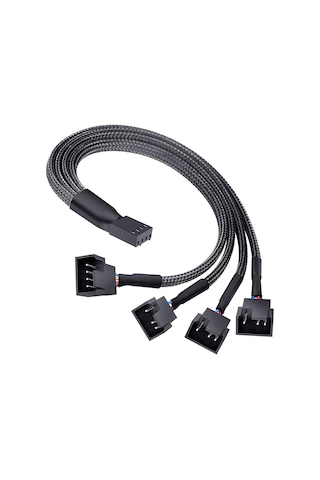 4 Pin PWM Fan Kontrol Kablosu 4p Dişi 3+3+3+4p Çoklayıcı PWM Kablo