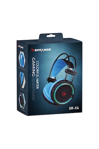 Sprange SR-X4 Mikrofonlu LED Aydınlatmalı Oyuncu Kulaklığı