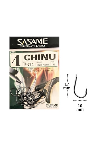 Sasame F-714 No:4 Chinu Olta İğnesi 18 Adet