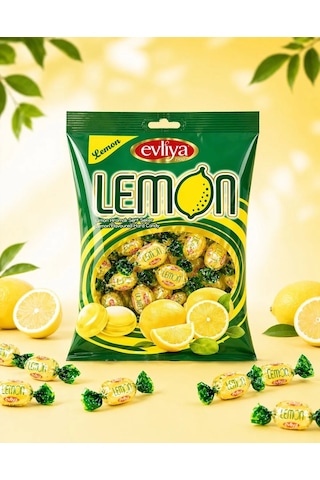 Evliya Şekerleme Limon Aromalı Şeker 350 G
