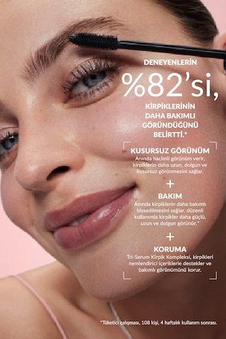 Make Up +care Serum Volume Maskara - Brown Black Diğer