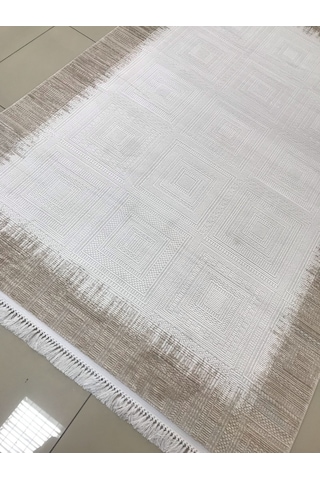 Merinos Halı Elegance 74427 070 Serisi Akrilik Salon Oturma Yatak Odası Halısı Kahve