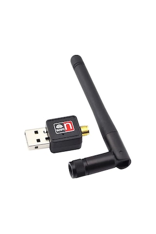 Bilgisayar USB Kablosuz Antenli 7601 150 Mbps Wi-Fi Adaptör