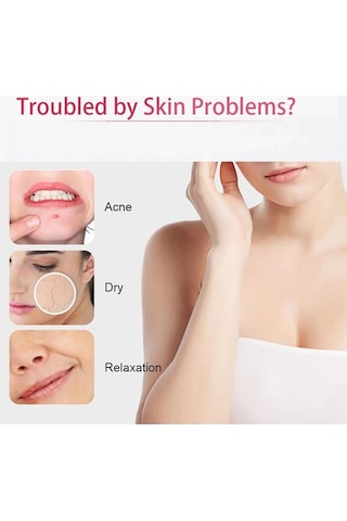 Besthome1 Yüz Gelişimi Aleti: Led Ems Rf Teknolojisi Cilt Daraltma Güzelleştirme Göz Bakımı Beyaz/pembe Renkli Çok Renkli