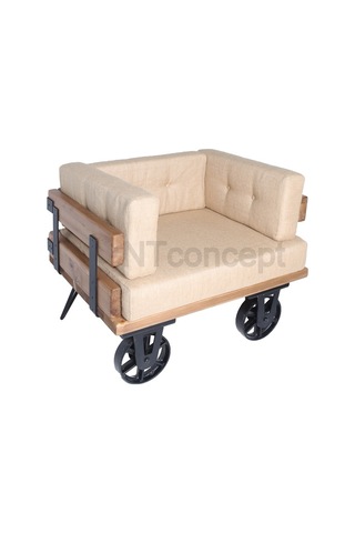 Ntconcept Ntconcept Masif Ağaç Loft Koltuk (353417912)