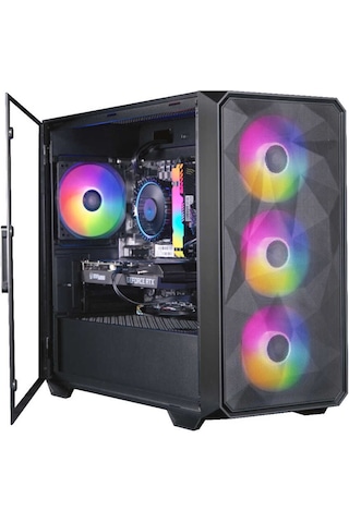 Dragos DRX7033 i3-12100F 32 GB 512 GB Nvme SSD RTX3050 Free Dos Masaüstü Oyuncu Bilgisayarı