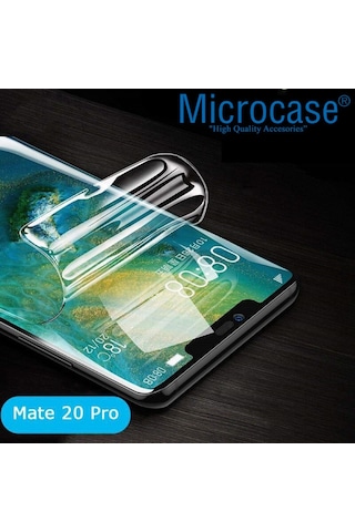 Microcase Huawei Mate 20 Pro Full Ekran Koruma Curved 3D Pet Film