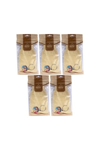 Derma Naturel Bebek Banyo Eldiveni Hassas Ciltlere Özel 5li Set