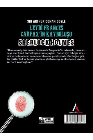 Leydi Frances Carfax’In Kayboluşu - Sherlock Holmes - Cep Boy Ape