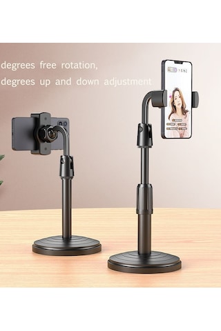 Tiktok Youtube Yayıncı Telefon Ayağı Standı Cep Telefonu Tutucu