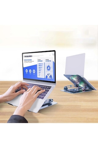 Daytona ST-801D İki Fanlı Notebook Standı Alüminyum
