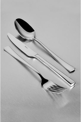 Hi Sar Optima Lara 24 Parça 6 Kişilik Çatal Kaşık Bıçak Takımı Açık Gri