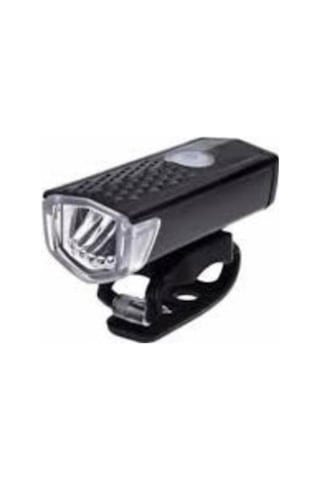 Baisk 300 Lümen Bisiklet Ön Far Işık Aydınlatma Lamba Usb Led Çak Siyah