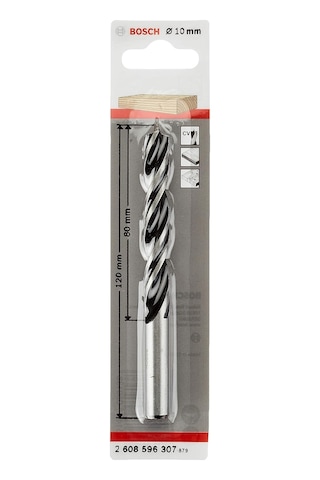 Professional Accessories Holzspiralbohrer Für Holz, 10 X 80 X 120 Mm, Zubehör Bohrmaschine