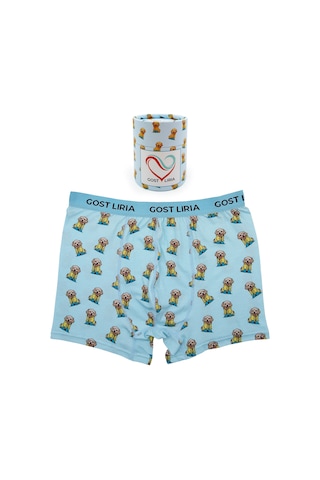 Gost Liria Cute Dog Desenli Erkek Boxer Mavi