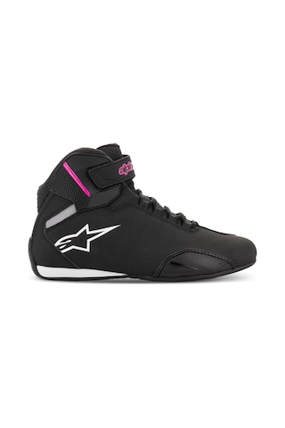 Alpinestars Stella Sektor Korumalı Kadın Motosiklet Botu Fuşya - Siyah