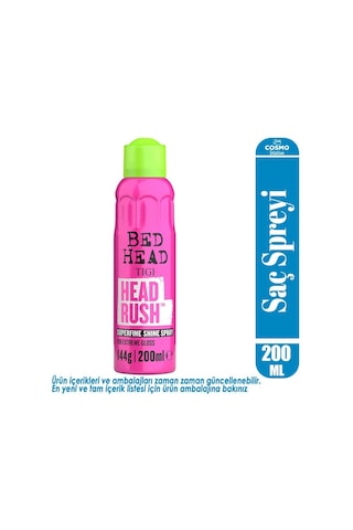 Tigi Bed Head Head Rush Superfine Shine Spray 200 ML