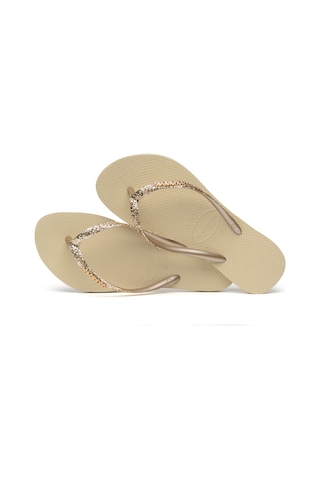 Havaianas Slım Glıtter Iı Simli Parlak Parmak Arası Terlik 4146975 4146975 0154 Bej