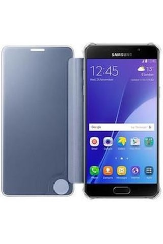 Galaxy Uyumlu A5 2016 A510f İle Uyumlu Clear View Cover Siyah Ef-za510cbegww Siyah