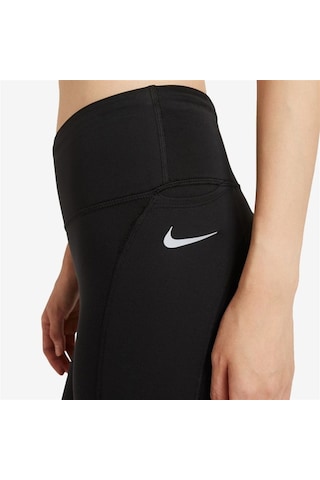 Nike W Nk Df Fast Tght Kadın Tayt SiYAH