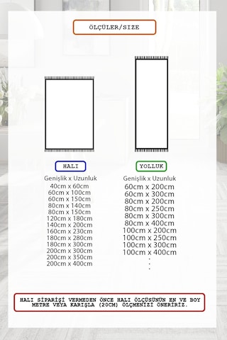 Pinterest Çiçek Desen Baskılı Kaymaz Yıkanabilir Salon Oturma Odası Mutfak Balkon Halısı Yolluk Çok Renkli