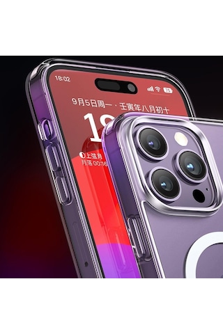 Mcdodo Pc-5331 İphone 15 Plus Uyumlu Magsafe Şeffaf Kılıf