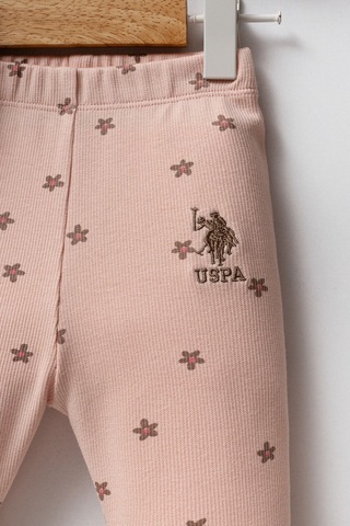 U.S. Polo Assn. Kız Bebek Kahverengi Takım Kahverengi