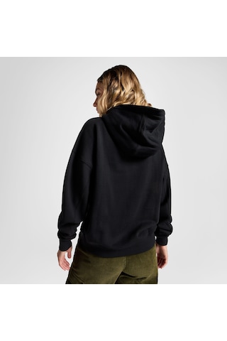 Converse Classic Kadın Oversized Fit Siyah Hoodie