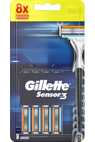 Gillette Sensor3 Yedek Tıraş Bıçağı 2 x 8'li