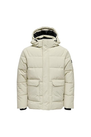 Only Erkek Ceket Onscarl Life Quilted Jacket Noos Otw 22025825-silver Lining Gri