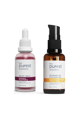 The Purest Solutions Cilt Tonu Eşitleyici ve Canlandırıcı Bakım Seti