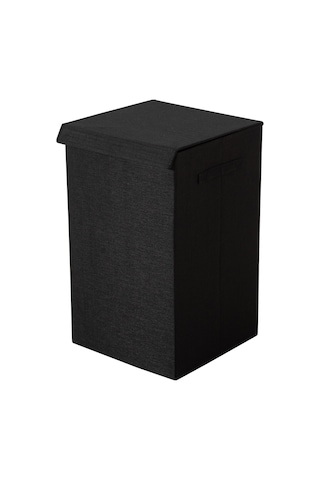 Mudo Home Boho Fold Çamaşır Sepeti Siyah 37x36,5x60 Cm 696123