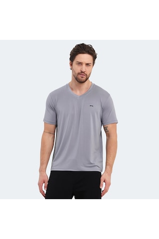 Slazenger KATRINA 5 li Set Erkek Beyaz - Siyah - Gri - Saks Mavi - Kırmızı Tişört
