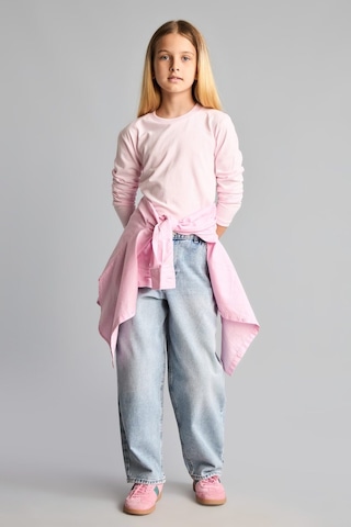 Defacto Regular Fıt Bisiklet Yaka Basic Uzun Kollu Tişört Kız Çocuk G0860a826aupn343 Pembe-pn343