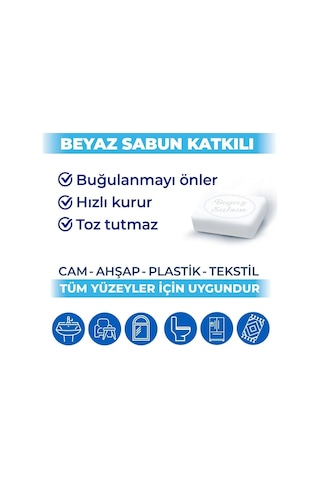 Bingo Clean Yüzey Temizlik Havlusu 96 Yaprak Beyaz Sabun 9 Lu